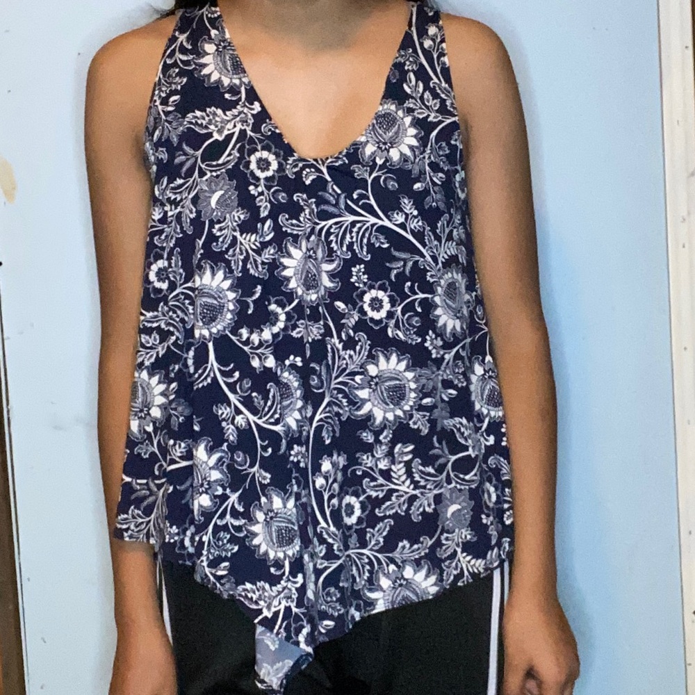 Small blue blouse